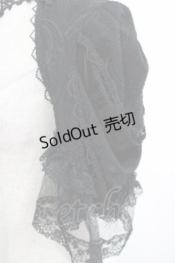 画像4: DARK IN LOVE / Gothic elegant short sleeves capeボレロ L ブラック H-25-11-12-050-PU-TO-KB-ZH