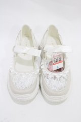 m petit by misako / AMコウリボンフリルSNK L ホワイト H-25-11-12-1001-LO-SH-NS-ZH