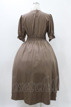 画像2: m petit by misako / ナシジムジキリカエワンピース M ブラウン H-25-11-12-1035-LO-OP-NS-ZH