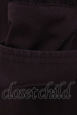 画像5: EATME / 2WAYレイヤードシャツワンピース S ブラック/ボルドー H-25-11-12-1038-LO-OP-NS-ZH