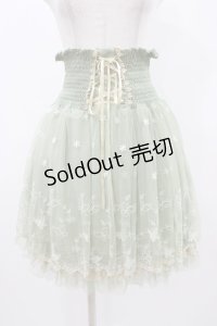 axes femme / 蝶チュールスカート M グリーン H-25-11-12-1040-AX-SK-NS-ZH