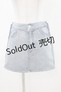 EATME / レースアップデニムスカート S アイスブルー H-25-11-12-1042-LO-SK-NS-ZH
