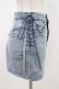 画像3: EATME / レースアップデニムスカート S アイスブルー H-25-11-12-1042-LO-SK-NS-ZH (3)