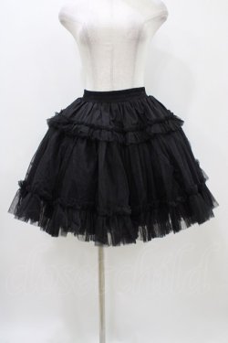 画像1: AND ROMEO / パニエ ボリューム Aライン P2 Free ブラック H-25-11-12-1045-LO-SK-NS-ZH