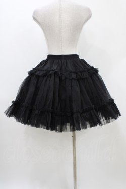 画像2: AND ROMEO / パニエ ボリューム Aライン P2 Free ブラック H-25-11-12-1045-LO-SK-NS-ZH