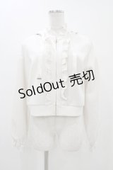 axes femme / ショート丈フリルパーカー M Free H-25-11-12-1049-AX-TO-NS-ZH