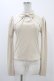 画像1: EATME / フロントリボンレイヤードリブTOP Free アイボリー H-25-11-12-1052-LO-TO-NS-ZH (1)