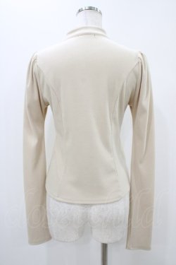 画像2: EATME / フロントリボンレイヤードリブTOP Free アイボリー H-25-11-12-1052-LO-TO-NS-ZH