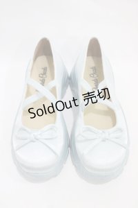 Cherirulu Chocola / バレエシューズ LL サックス H-25-11-12-1005-0-SH-NS-ZH