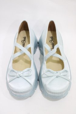 画像1: Cherirulu Chocola / バレエシューズ LL サックス H-25-11-12-1005-0-SH-NS-ZH