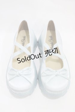 画像1: Cherirulu Chocola / バレエシューズ LL サックス H-25-11-12-1005-0-SH-NS-ZH