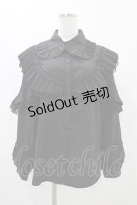 axes femme purple label / プリーツフリルブラウス N  H-25-11-12-1060-LO-BL-NS-ZH