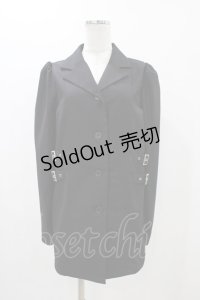 Jamie エーエヌケー / ロングジャケット M ブラック H-25-11-12-1061-LO-JA-NS-ZH