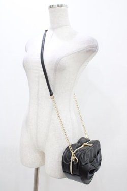 画像2: m petit by misako / AMハートリボンSLD  ブラック H-25-11-12-1007-LO-BG-NS-ZH