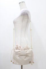 m petit by misako / AMリボンキンチャクSLD  アイボリー H-25-11-12-1009-LO-BG-NS-ZH
