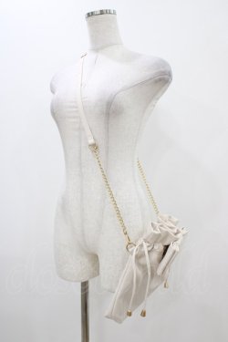 画像2: m petit by misako / AMリボンキンチャクSLD  アイボリー H-25-11-12-1009-LO-BG-NS-ZH