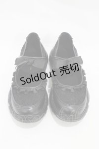 m petit by misako / AMコウリボンフリルSNK L ブラック H-25-11-12-1002-LO-SH-NS-ZH