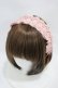 画像1: m petit by misako / TT*AMレースカチューシャ  ピンク H-25-11-12-1016-LO-AC-NS-ZH (1)