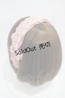 画像2: m petit by misako / TT*AMレースカチューシャ  ピンク H-25-11-12-1016-LO-AC-NS-ZH