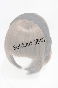 画像1: m petit by misako / TT*AMレースカチューシャ  ブラック H-25-11-12-1017-LO-AC-NS-ZH