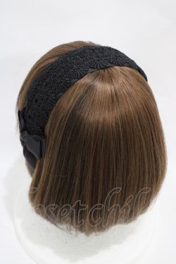 画像2: m petit by misako / TT*AMレースカチューシャ  ブラック H-25-11-12-1017-LO-AC-NS-ZH