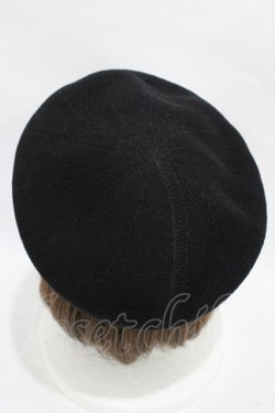 画像2: m petit by misako / NINA'Sコラボベレー  ブラック H-25-11-12-1021-LO-AC-NS-ZH