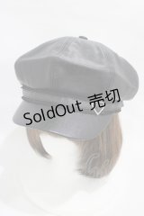 Honey Cinnamon / ビジューハートバックルキャスケット  ブラック H-25-11-12-1022-LO-AC-NS-ZH