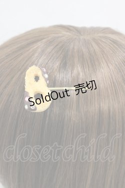 画像2: BABY,THE STARS SHINE BRIGHT / Bクッキーヘアピン  ベージュ H-25-11-12-1023-BA-AC-NS-ZH