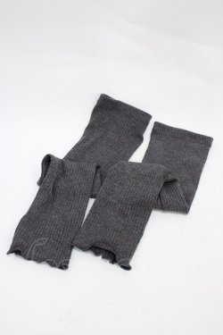 画像3: EATME / リブアームウォーマーTOP Free グレー H-25-11-12-1025-LO-TO-NS-ZH