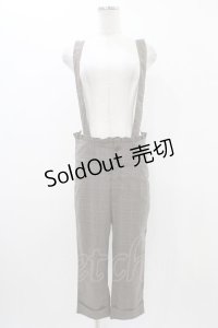 Ank Rouge / サスペンダーパンツ M ブラウン H-25-11-12-1027-CA-PA-NS-ZH