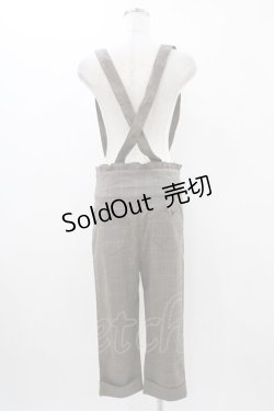 画像2: Ank Rouge / サスペンダーパンツ M ブラウン H-25-11-12-1027-CA-PA-NS-ZH