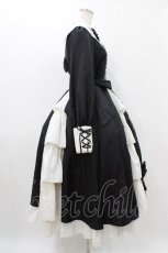 画像3: ALICE and the PIRATES / St.Valerie〜大聖堂の秘密〜ロングワンピース Free ブラック H-25-11-12-1030-PA-OP-NS-ZH (3)