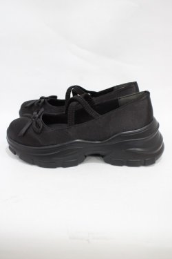 画像2: Cherirulu Chocola / バレエシューズ LL ブラック H-25-11-12-1003-0-SH-NS-ZH