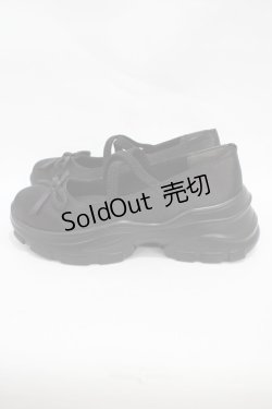 画像2: Cherirulu Chocola / バレエシューズ LL ブラック H-25-11-12-1003-0-SH-NS-ZH