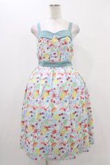 axes femme POETIQUE / フルーツパンチキャミワンピース M ミント H-25-11-12-1032-AX-OP-NS-ZH