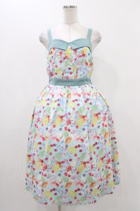 axes femme POETIQUE / フルーツパンチキャミワンピース M ミント H-25-11-12-1032-AX-OP-NS-ZH