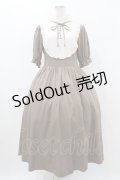 m petit by misako / ナシジムジキリカエワンピース M ブラウン H-25-11-12-1035-LO-OP-NS-ZH