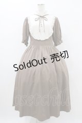 m petit by misako / ナシジムジキリカエワンピース M ブラウン H-25-11-12-1035-LO-OP-NS-ZH