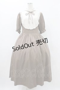 m petit by misako / ナシジムジキリカエワンピース M ブラウン H-25-11-12-1035-LO-OP-NS-ZH