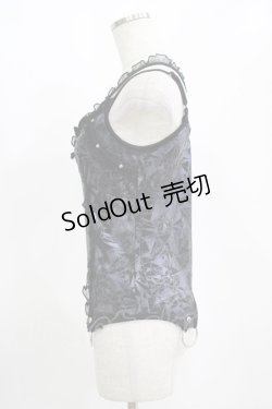 画像2: NiNE. / リングパーツキャミ  ブラック H-25-11-12-052-PU-TO-KB-ZH