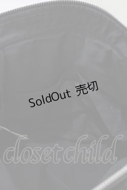 画像5: h.naoto Blood / クロスチャーム付ジャガード切替バッグ  ブラック H-25-11-12-056-HN-BG-KB-ZH