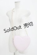 MILK / ハートチェーンショルダーBAG  ピンク H-25-11-12-057-ML-BG-KB-ZH