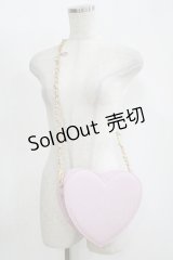 MILK / ハートチェーンショルダーBAG  ピンク H-25-11-12-057-ML-BG-KB-ZH
