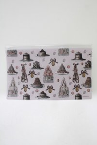 Q-pot. / マドレーヌとバレリーナ ノベルティポーチ  ピンク H-25-11-12-060-QP-ZA-KB-ZH