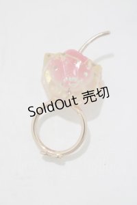 MILK / フローズンチェリーリング  ピンクゴールド×ピンクチェリー H-25-11-12-062-ML-AC-KB-ZH