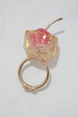 画像1: MILK / フローズンチェリーリング  ピンクゴールド×ピンクチェリー H-25-11-12-062-ML-AC-KB-ZH