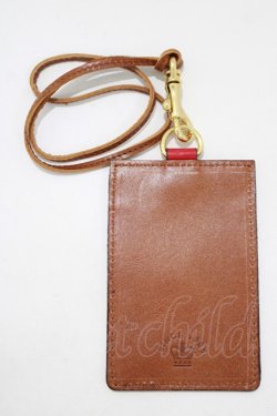 画像1: Jane Marple / パスケース  ブラウン H-25-11-12-064-JM-ZA-KB-ZH