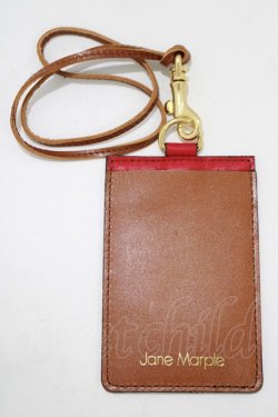 画像2: Jane Marple / パスケース  ブラウン H-25-11-12-064-JM-ZA-KB-ZH