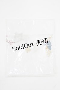 Jane Marple / 刺繍ハンカチ  白 H-25-11-12-065-JM-ZA-KB-ZH