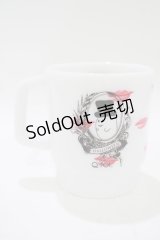 Q-pot. / RIP&LIPとおばけちゃんメラミン製マグカップ  オフ H-25-11-12-068-QP-ZA-KB-ZH